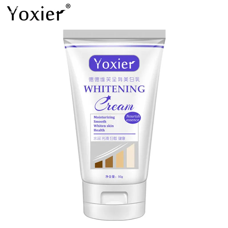 Yoxier Whitening Cream Moisturizing Nourish Repair Improve Arm Armpit Ankles Elbow Knee Body Dull Brighten Arbutin Skin Care 50g