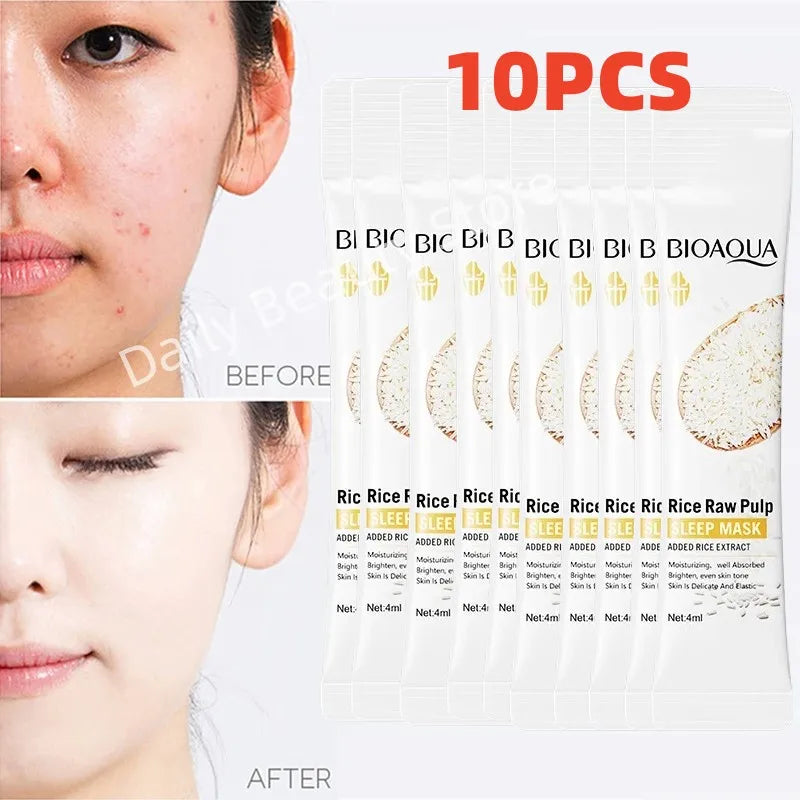 RiceGlow Whitening Overnight Sleep Mask – Anti-Aging & Deep Hydration