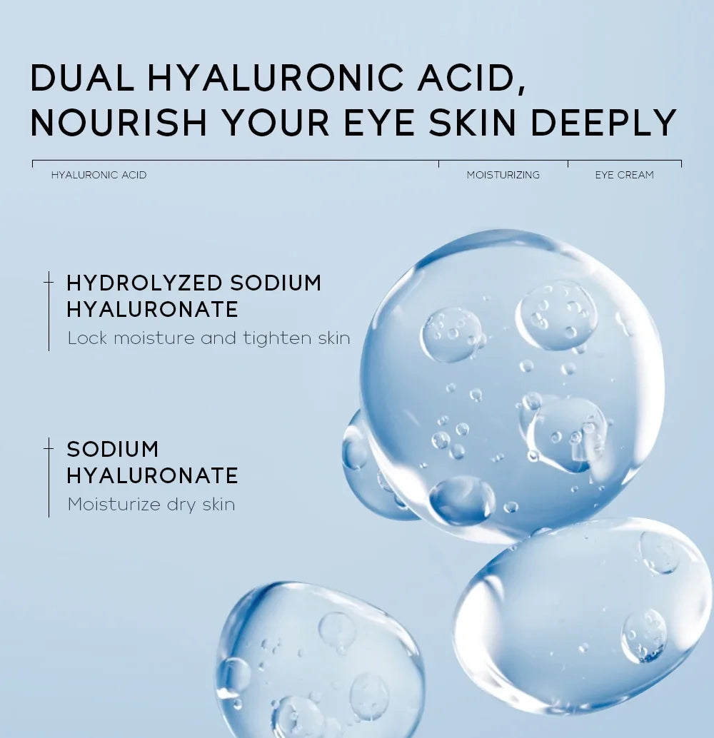 Eye Dark Circles Remover Cream Retinol Anti-aging Serum Remove Eye Bags Puffiness Fade Wrinkles Fine Lines Lift Firm Eye Care