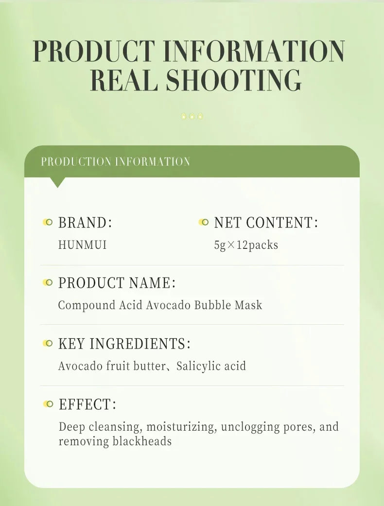 Salicylic Acid Pore Shrinking Mask Quick Elimination Large Pores Remove Blackehead Tighten Face Smooth Skin Korean Care Product