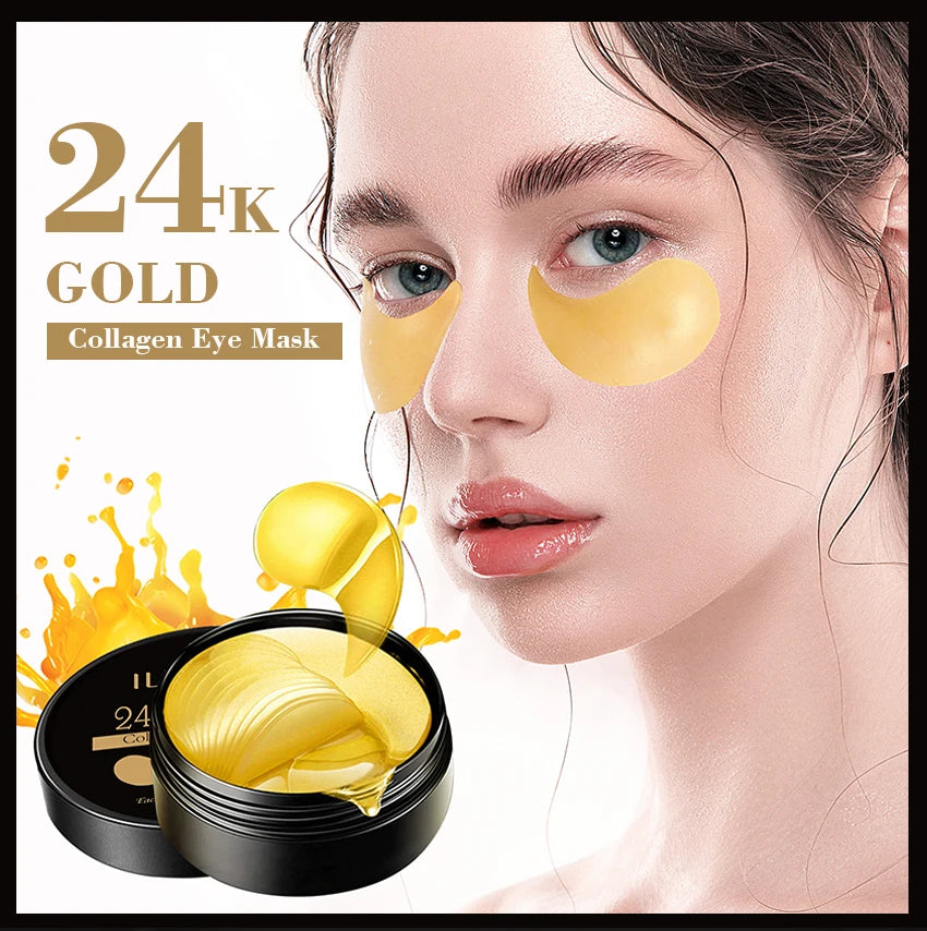 Gold Eye Patches Dark Circles Puffiness Treatment