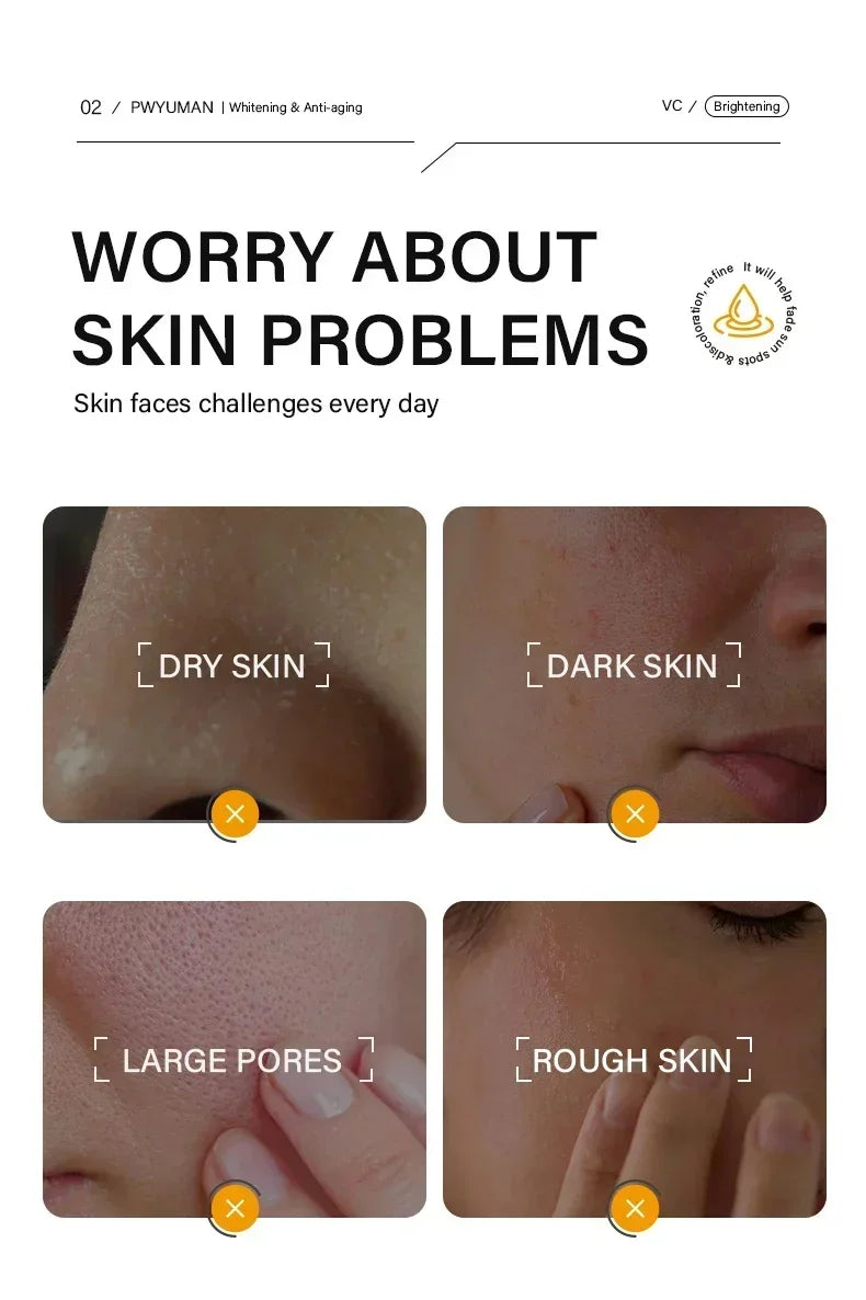 Powerful Dark Spots Remover Whitening Serum Face Freckle Melanin Correcting Anti Pigmentation Brighten Skin Beauty Care Products