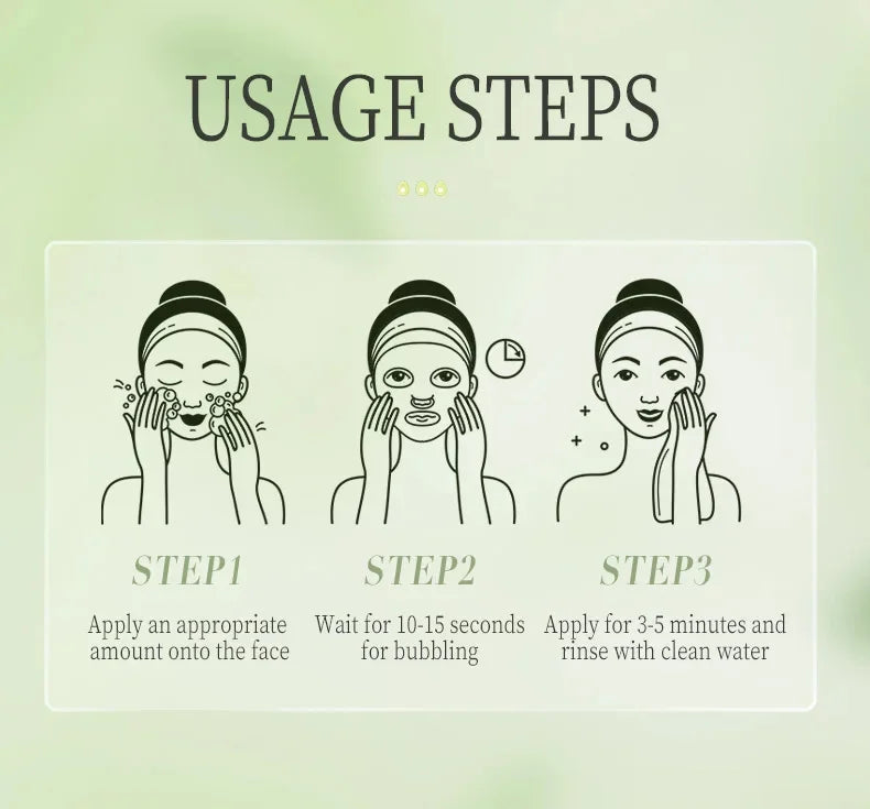 Salicylic Acid Pore Shrinking Mask Quick Elimination Large Pores Remove Blackehead Tighten Face Smooth Skin Korean Care Product