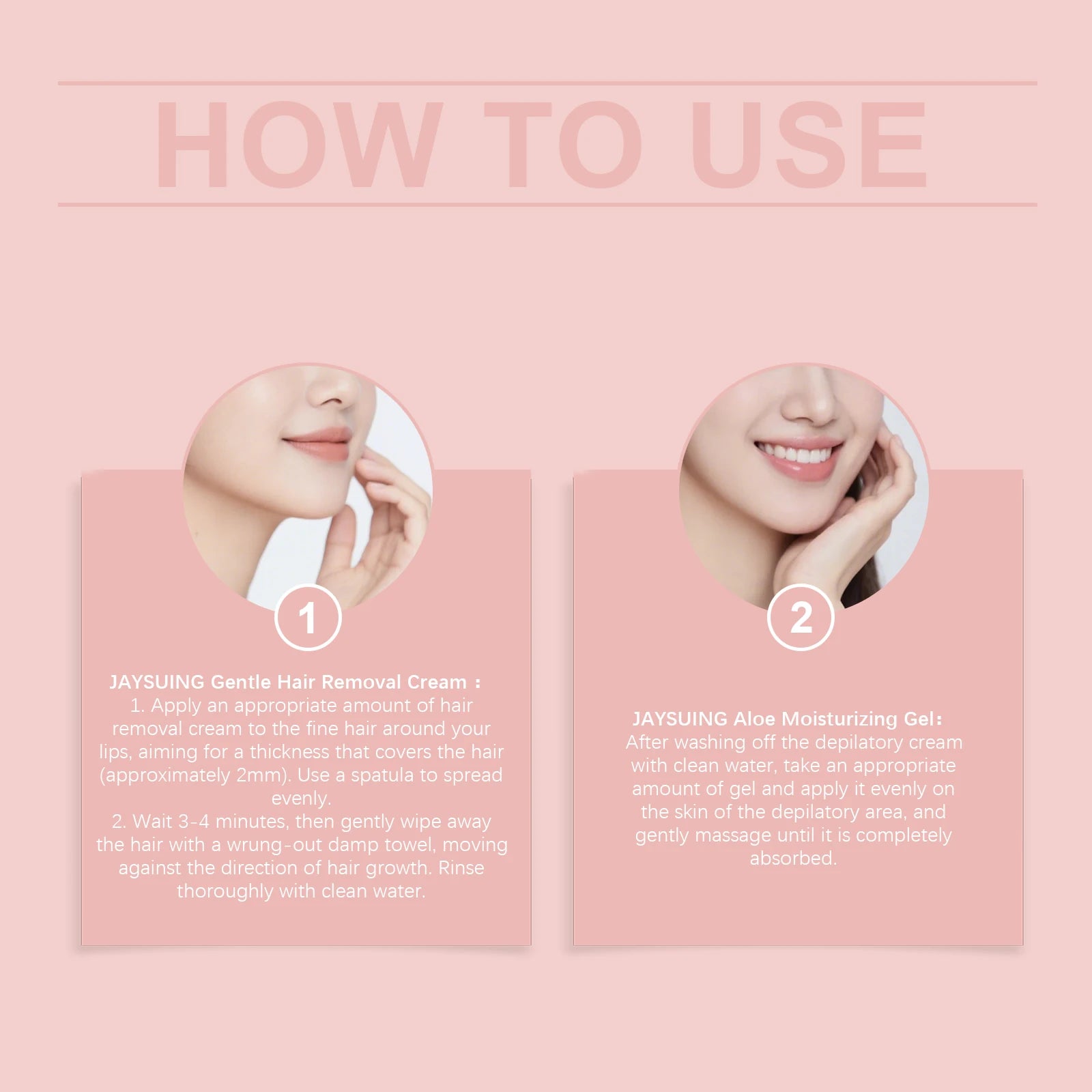 Fast Painless Hair Removal Cream Aloe Moisturizing Gel Hair Growth Inhibitor Lip Face Arm Armpit Leg Permanent Depilatory
