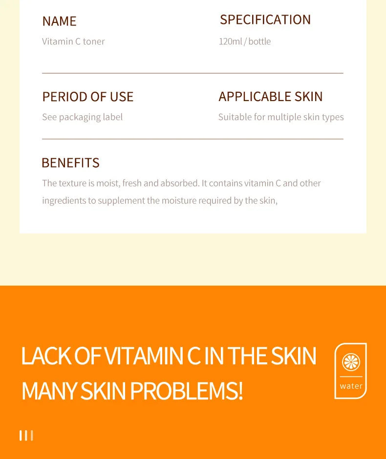 GlowTone Vitamin C Brightening Face Toner – Oil Control & Anti-Aging