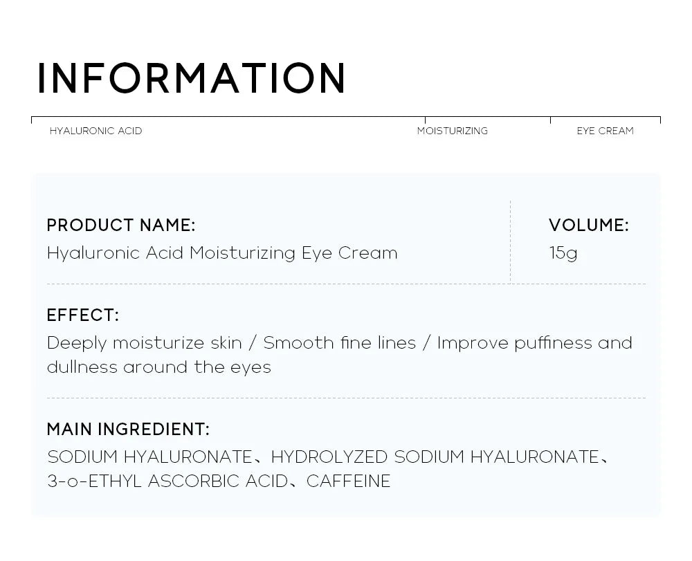 Eye Dark Circles Remover Cream Retinol Anti-aging Serum Remove Eye Bags Puffiness Fade Wrinkles Fine Lines Lift Firm Eye Care