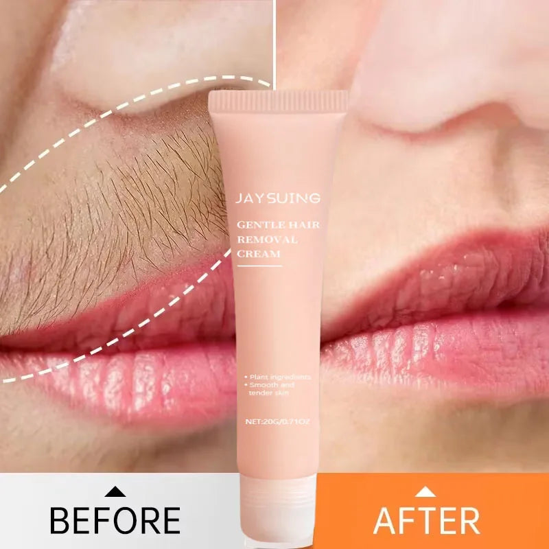 Fast Painless Hair Removal Cream Aloe Moisturizing Gel Hair Growth Inhibitor Lip Face Arm Armpit Leg Permanent Depilatory