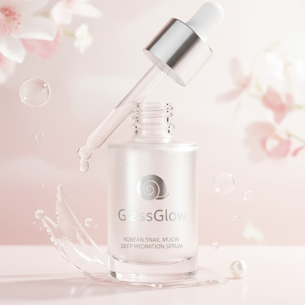 GlassGlow Korean Snail Mucin Serum product shot