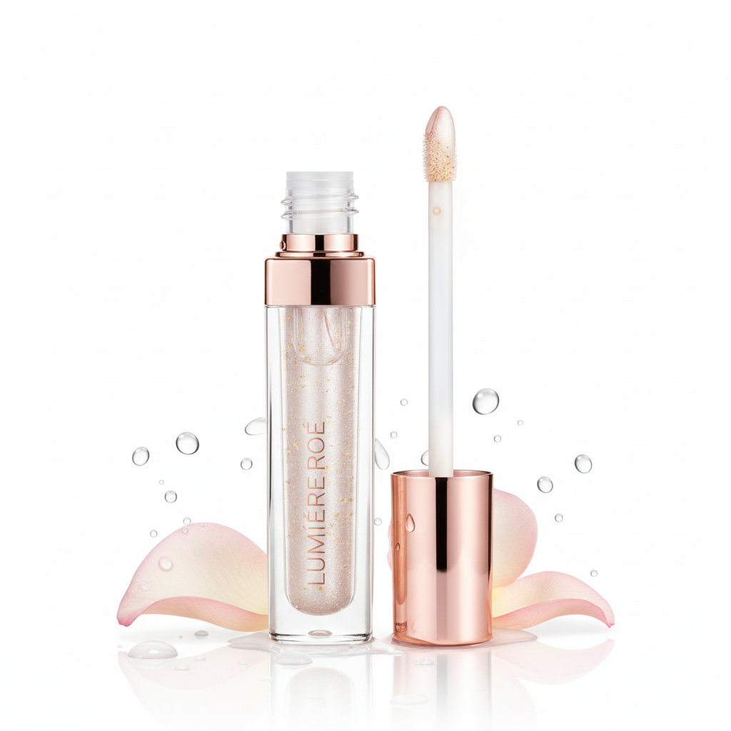 PlumeGlow Lip Gloss Oil product shot on white background